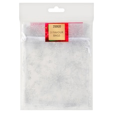 Tesco Silver Snowflake Favour Bags