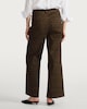 image 4 of The F&F Edit Leopard Print Wide Leg Jeans in Brown