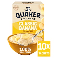 Quaker Oat So Simple Classic Banana Porridge Sachets 10x34.8g