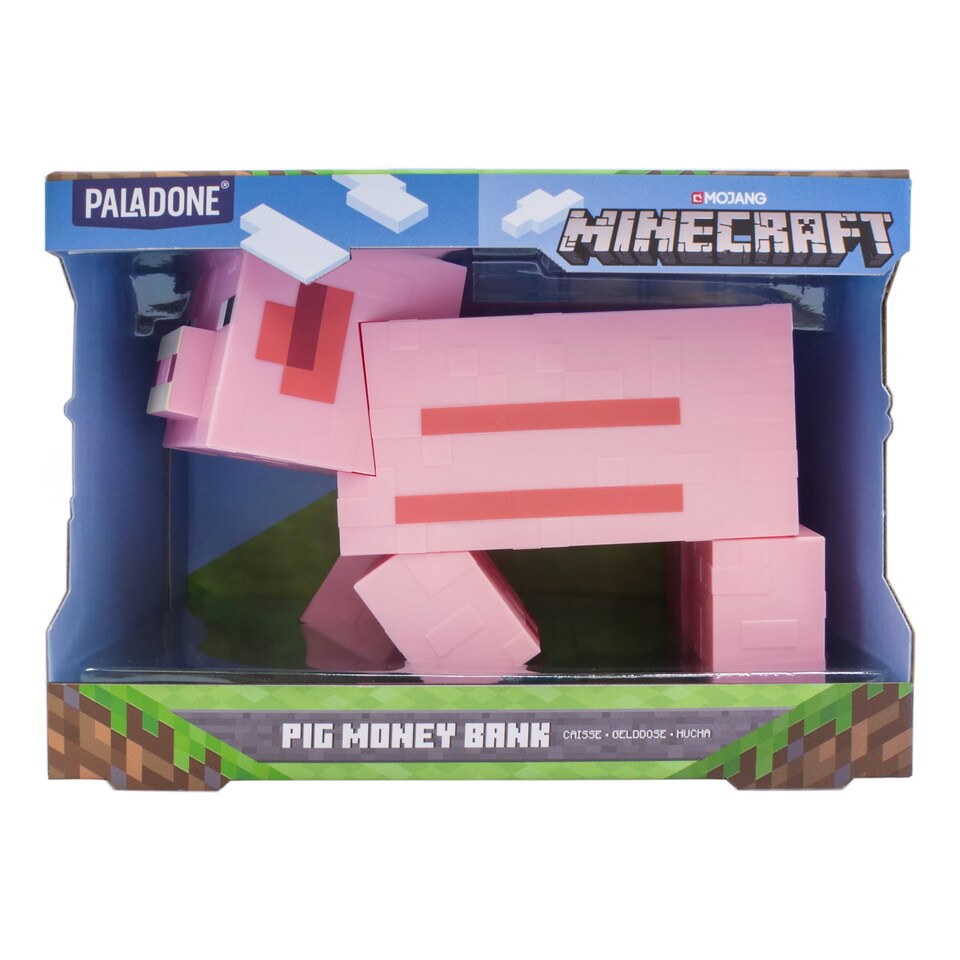 image 1 of Minecraft Pig Money Bank