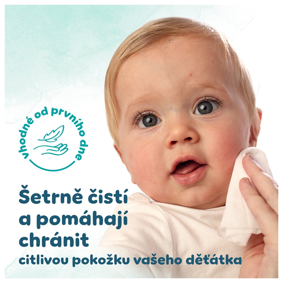 image 1 of Pampers Harmonie Aqua Baby Wipes 3 Packs = 144 Wipes