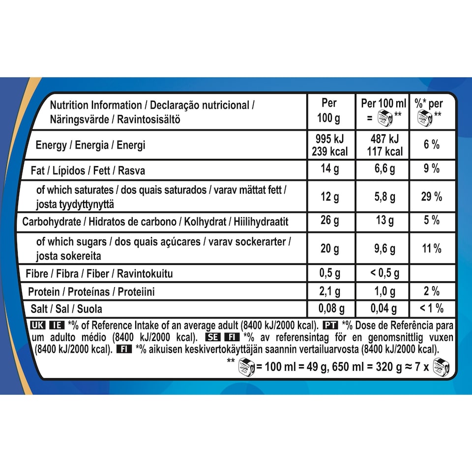 image 1 of Viennetta Vanilla Ice Cream Dessert 650Ml