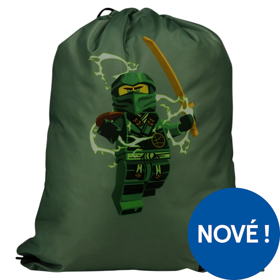 Obrázek 1 pro produkt Lego Ninjago Spinjitzu Master taška se stahovací šňůrkou 11 l 32 x 41 x 1 cm