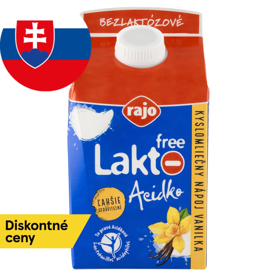 image 1 of Rajo Lakto Free Acidko Sour Milk Drink Vanilla 450 g