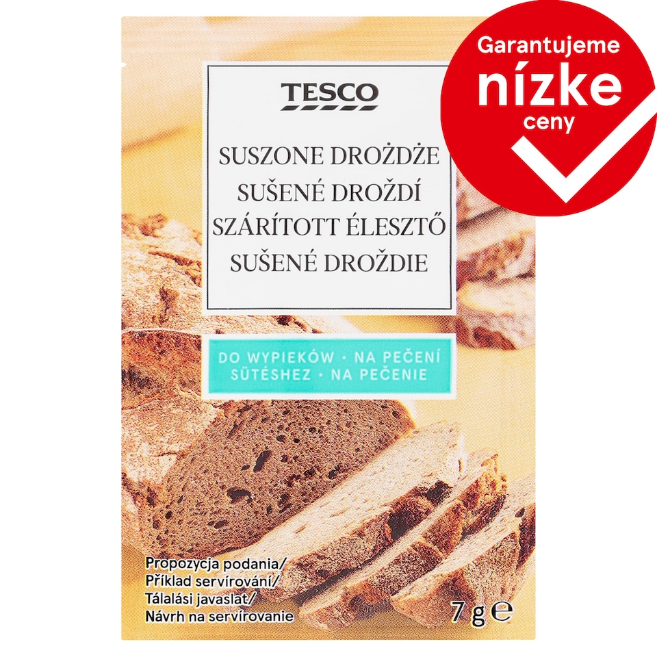 Tesco Dry Yeast 7 g