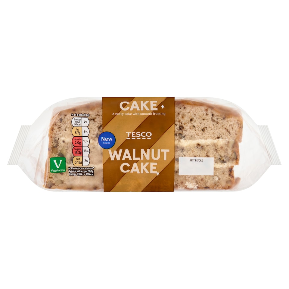 Tesco Toasty Walnut Cake