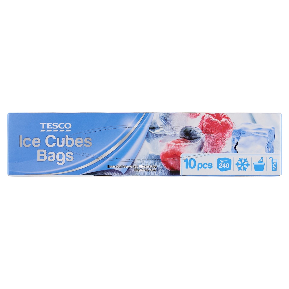 Tesco Ice Cubes Bags 10 pcs