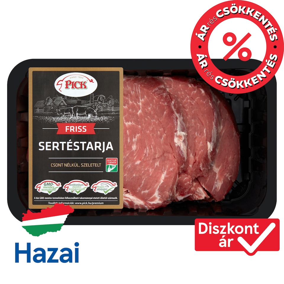 PICK friss szeletelt sertéstarja csont nélkül