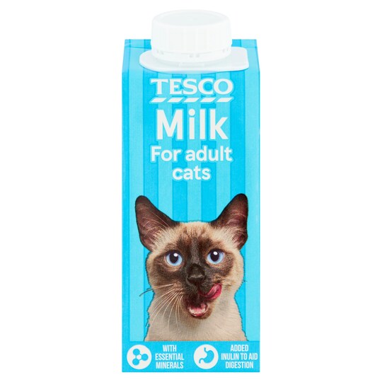 Tesco Milk For Milk For Cats 200Ml Tesco Groceries