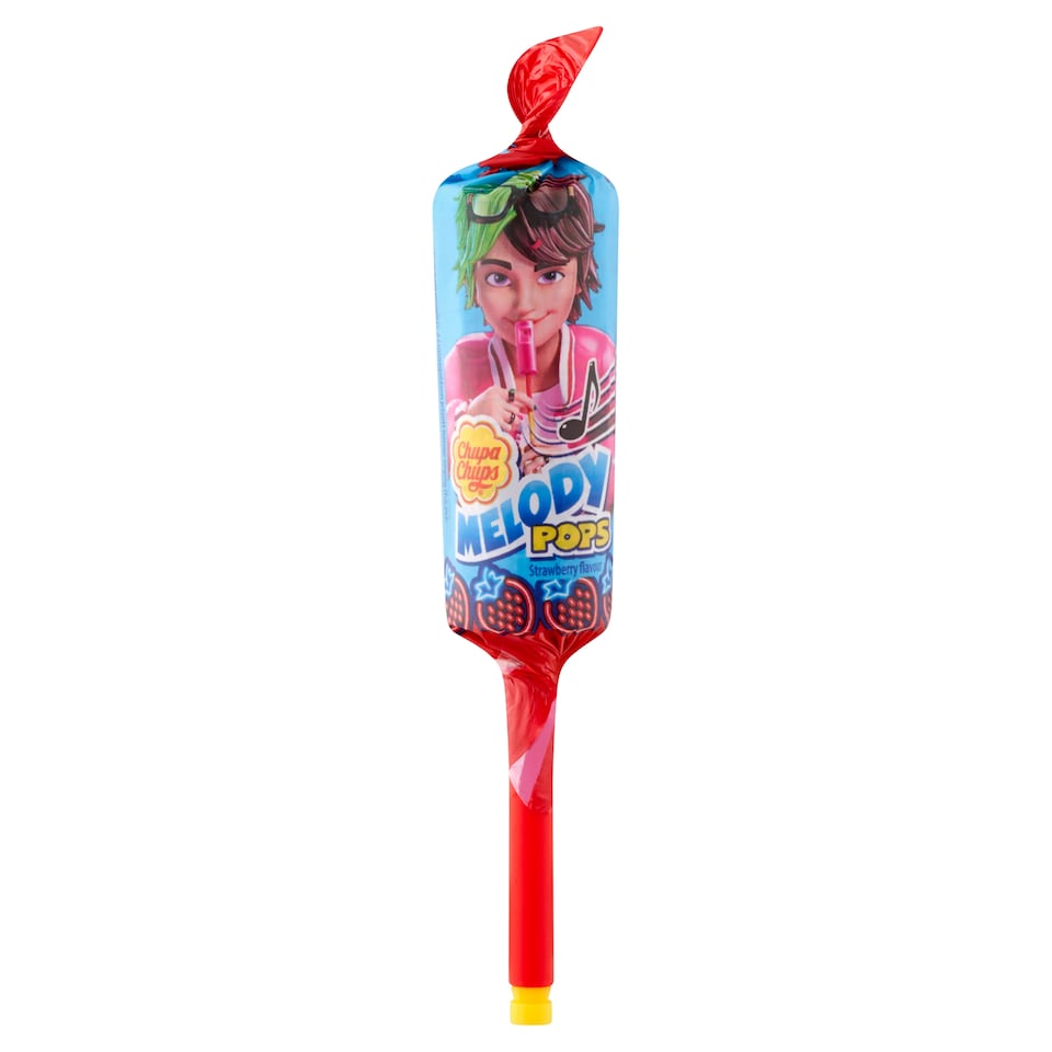 Chupa Chups Melody Pops Strawberry Flavour 15 g