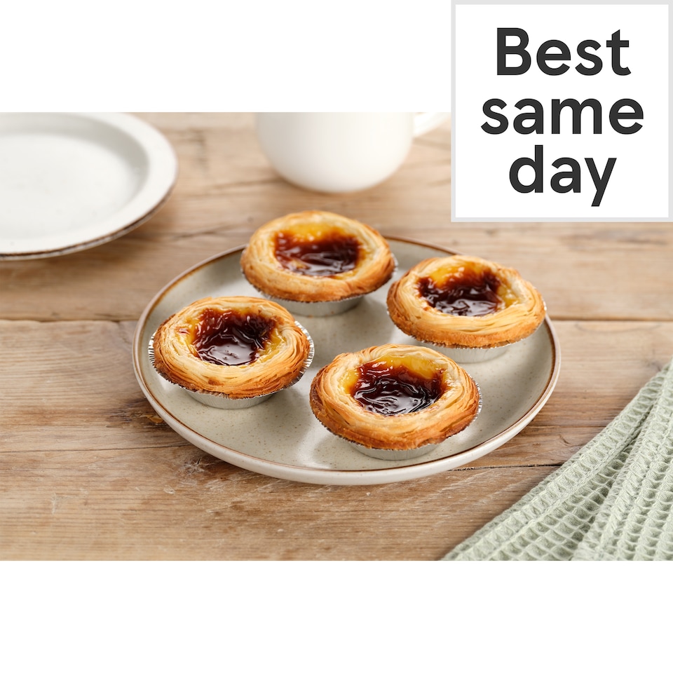 TESCO Pastel De Nata 4 Pack