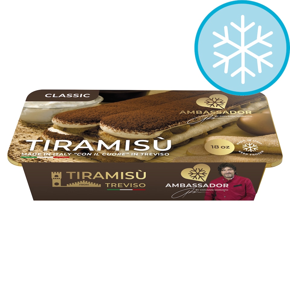 AMBASSADOR ITALIAN TIRAMISU IN TRAY 500g