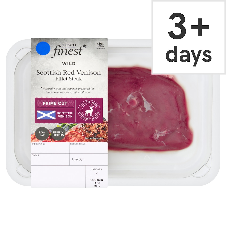 Tesco Finest Red Venison Fillet 180g - 220g