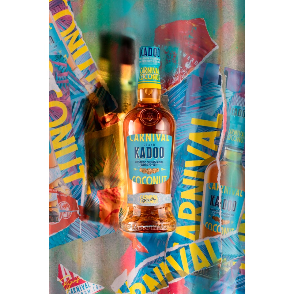 image 1 of Grand Kadoo Carnival Coconut Caribbean Rum 70cl