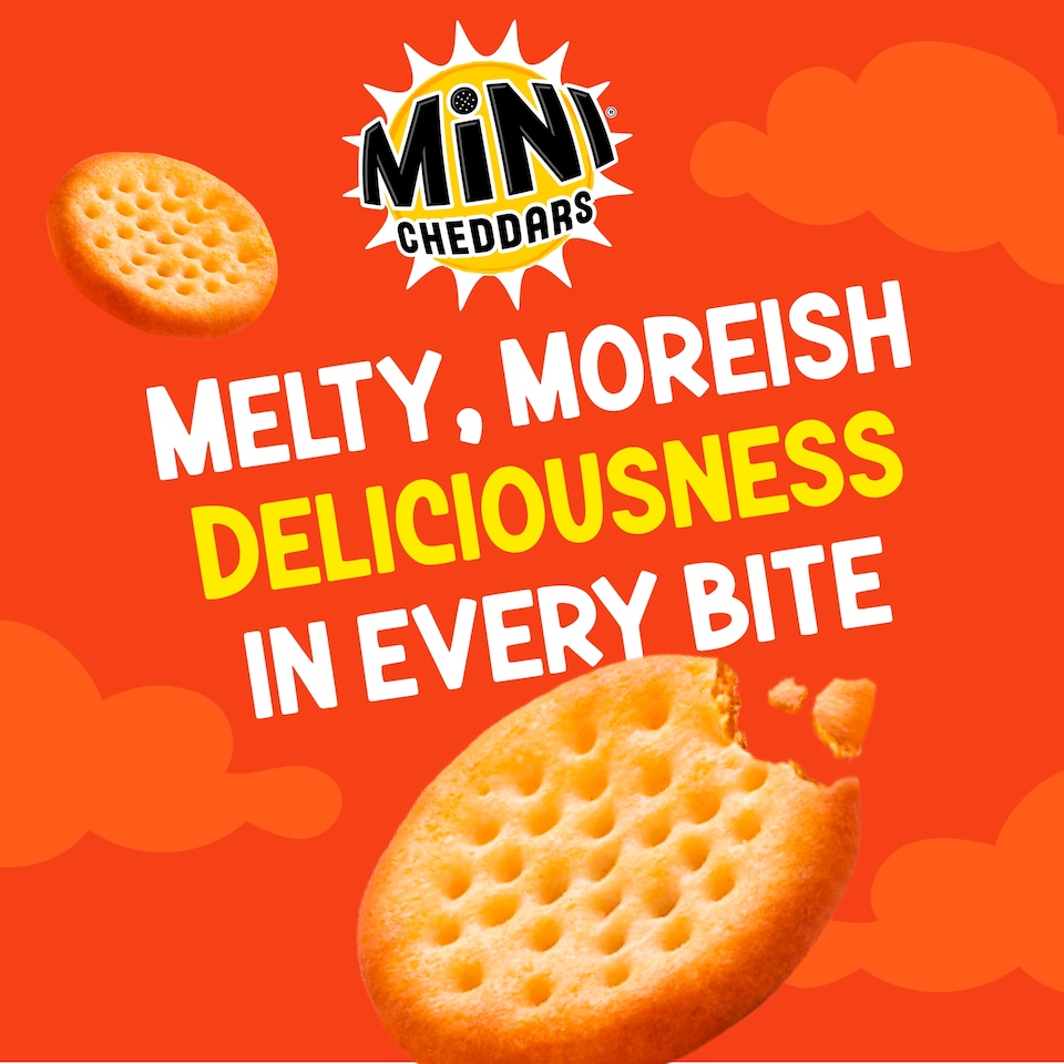 image 1 of Jacob's Mini Cheddars Red Leicester Multipack Snacks 12x23g