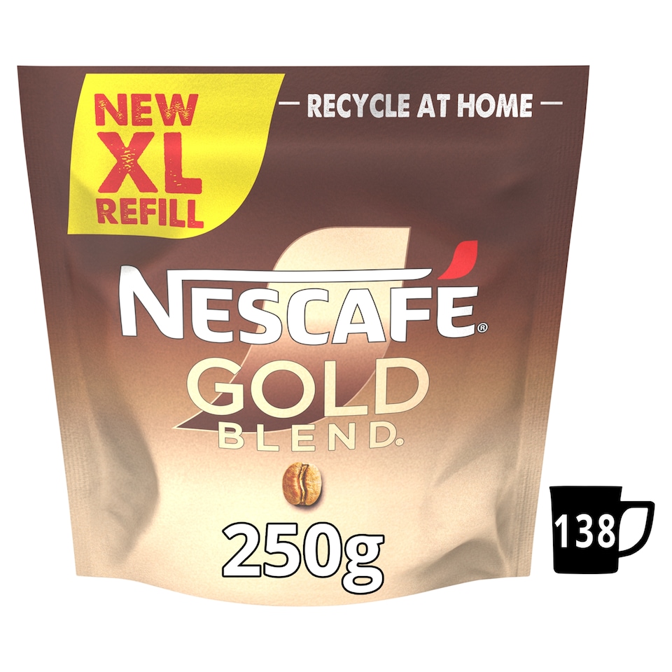 image 1 of Nescafe Gold Blend Instant Coffee Paper Refill Pouch 250g