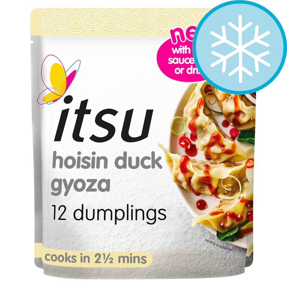 itsu 12 hoisin duck gyoza dinner dumplings 240g