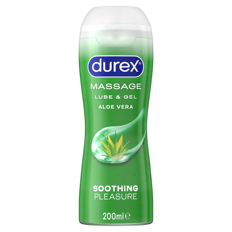 image 1 of Durex Play Massage 2-in-1 Aloe Vera Lubricant Gel 200ml