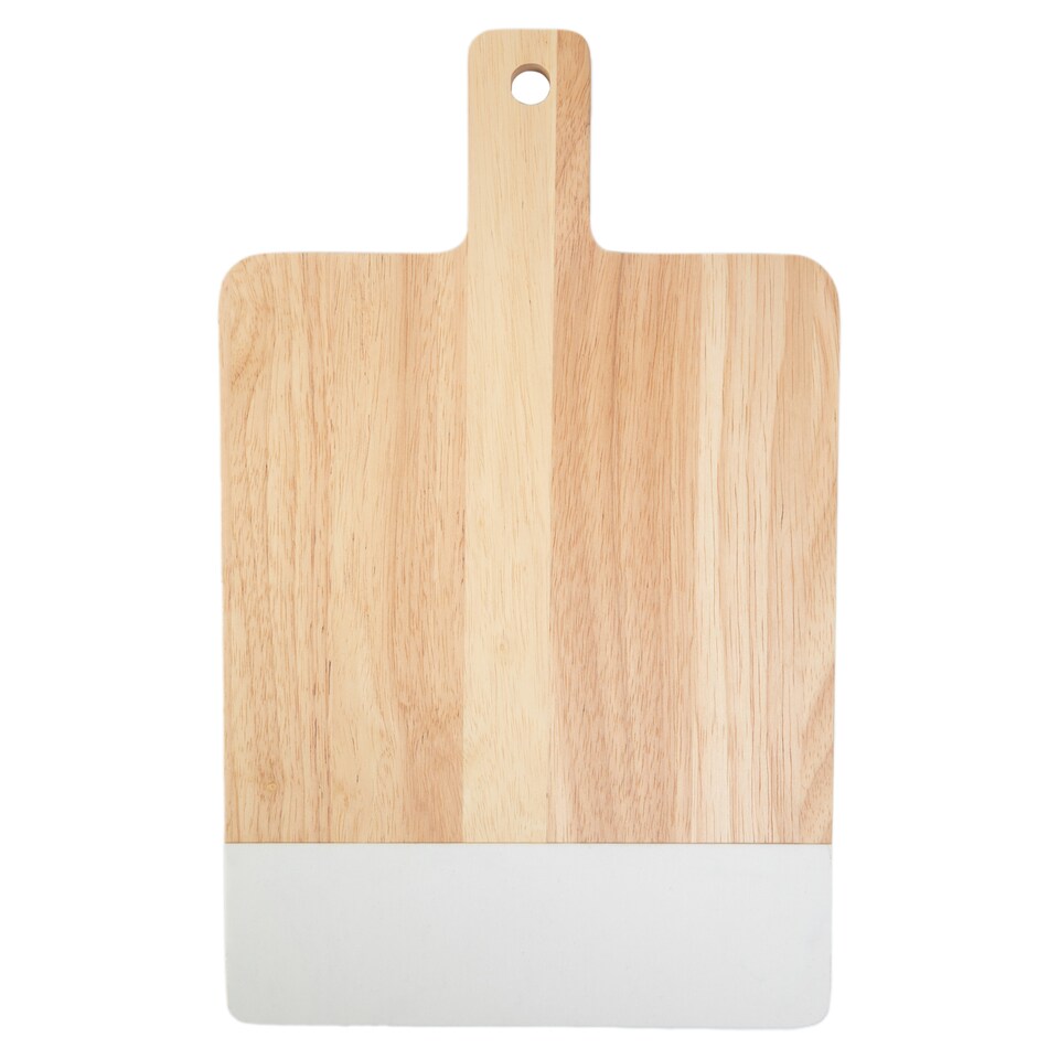 Tesco Wood Arti Marble Board 37 X 23Cm