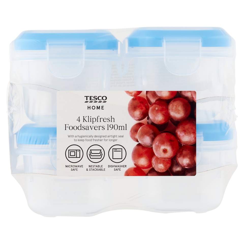 Tesco Home ételtároló 190 ml 4 db