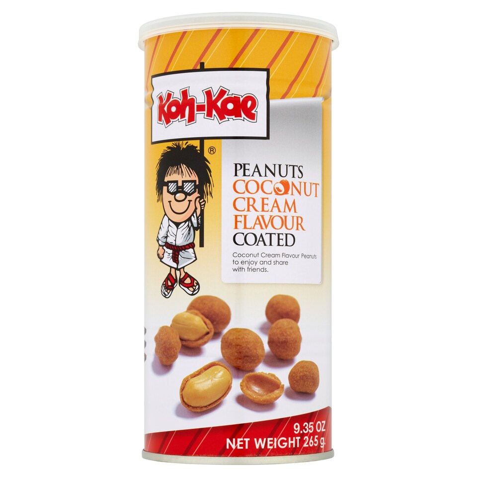 KOH KAE COCONUT  CREAM COATED     PEANUTS 265G    