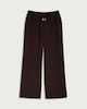 image 4 of F&F Textured Wide Leg Co-ord Trousers in Brown