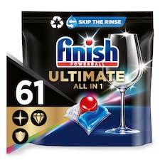 Finish Ultimate All in One Regular 61 Dishwasher Tablets 786.9g