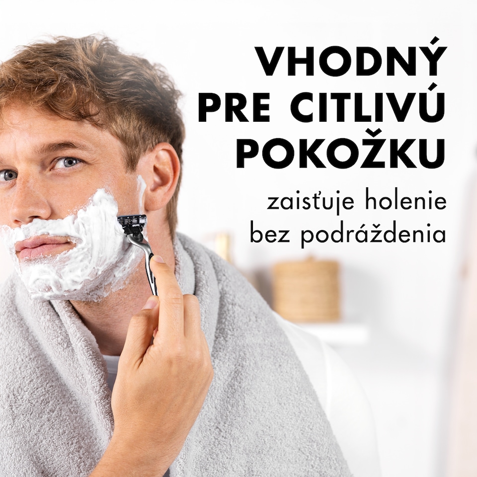 image 1 of Gillette Classic Sensitive Shave Foam, 250ml