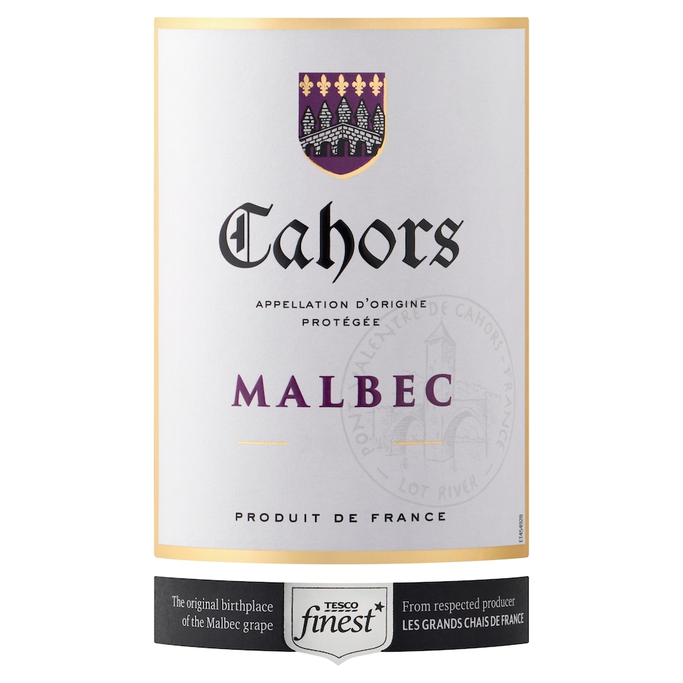 image 1 of Tesco Finest Cahors Malbec 75Cl