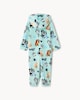 image 2 of  Bluey Fleece Hooded Onesie in Mint