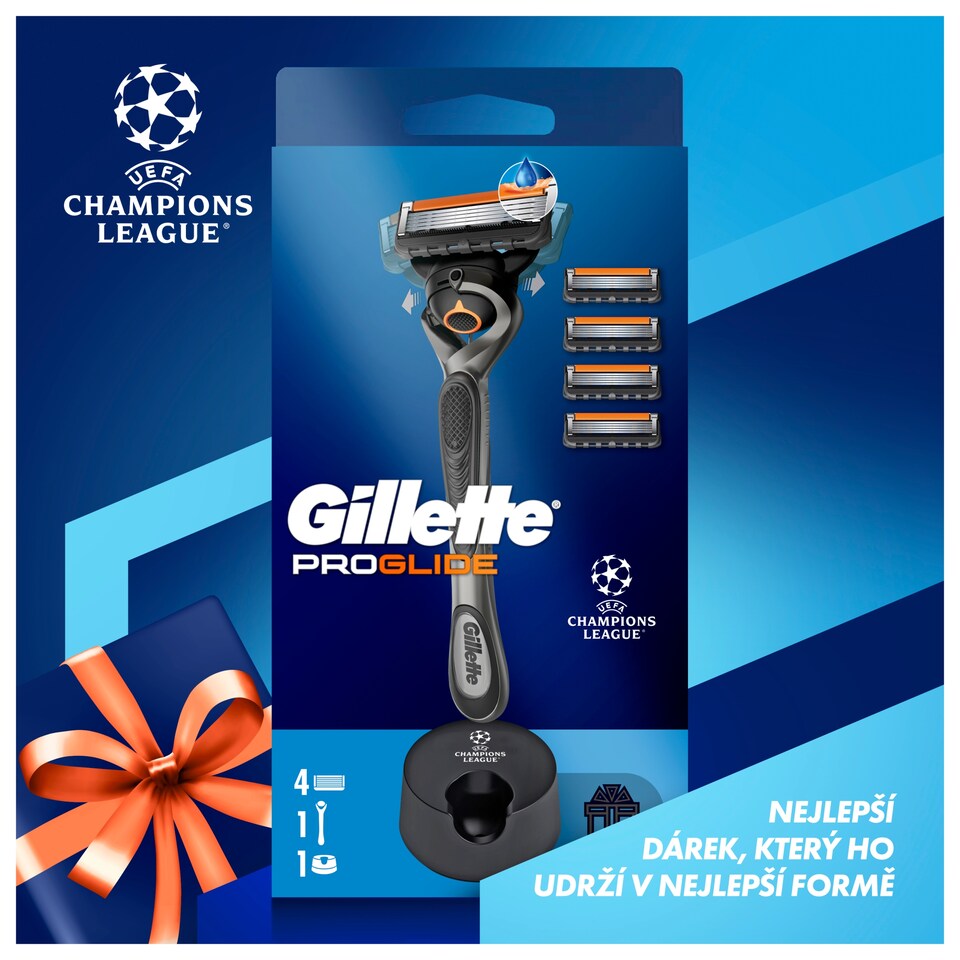 Obrázek 1 pro produkt UEFA Champions League Special Edition Gillette ProGlide Pánský Holicí Strojek