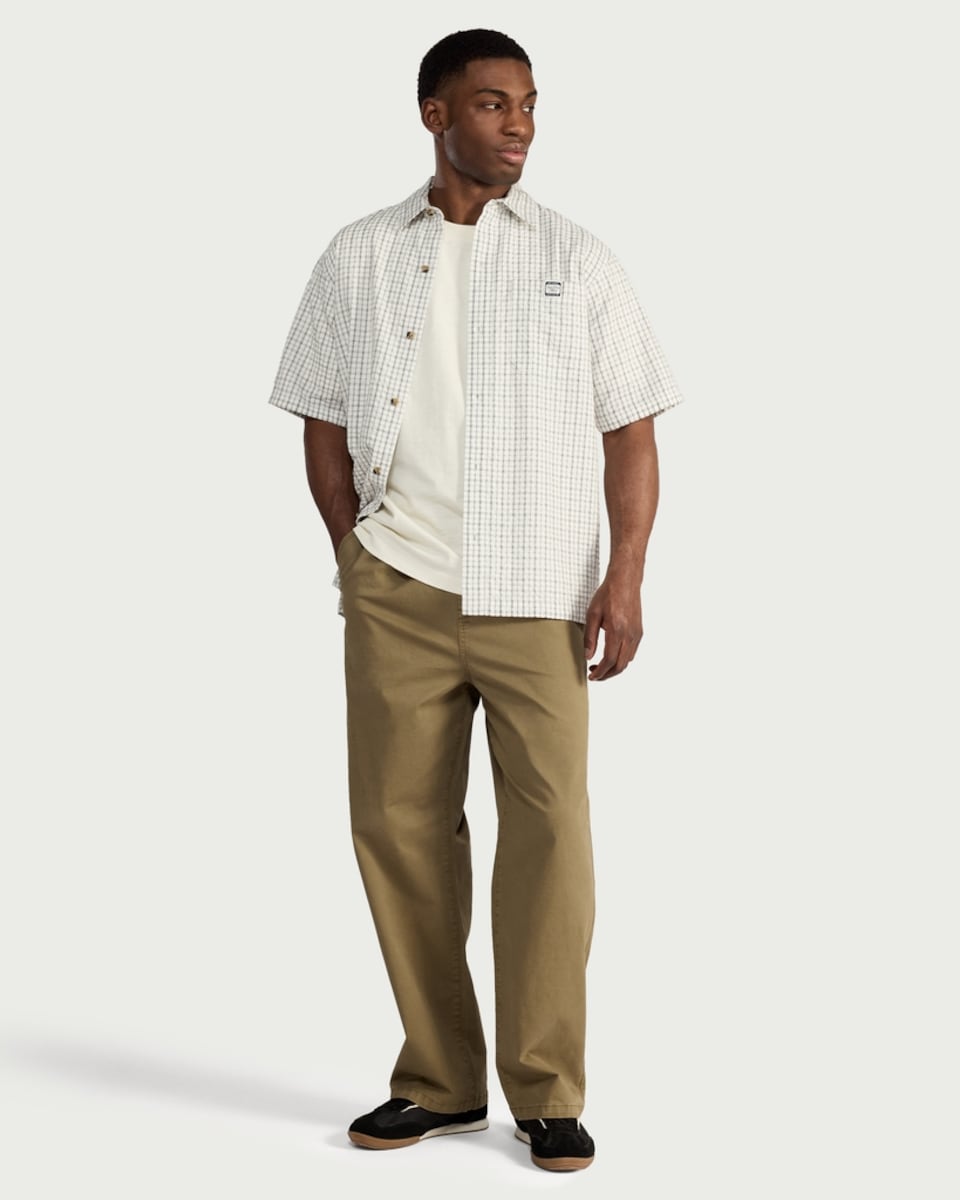 image 1 of RDA Cotton Rich Cargo Trousers in Khaki