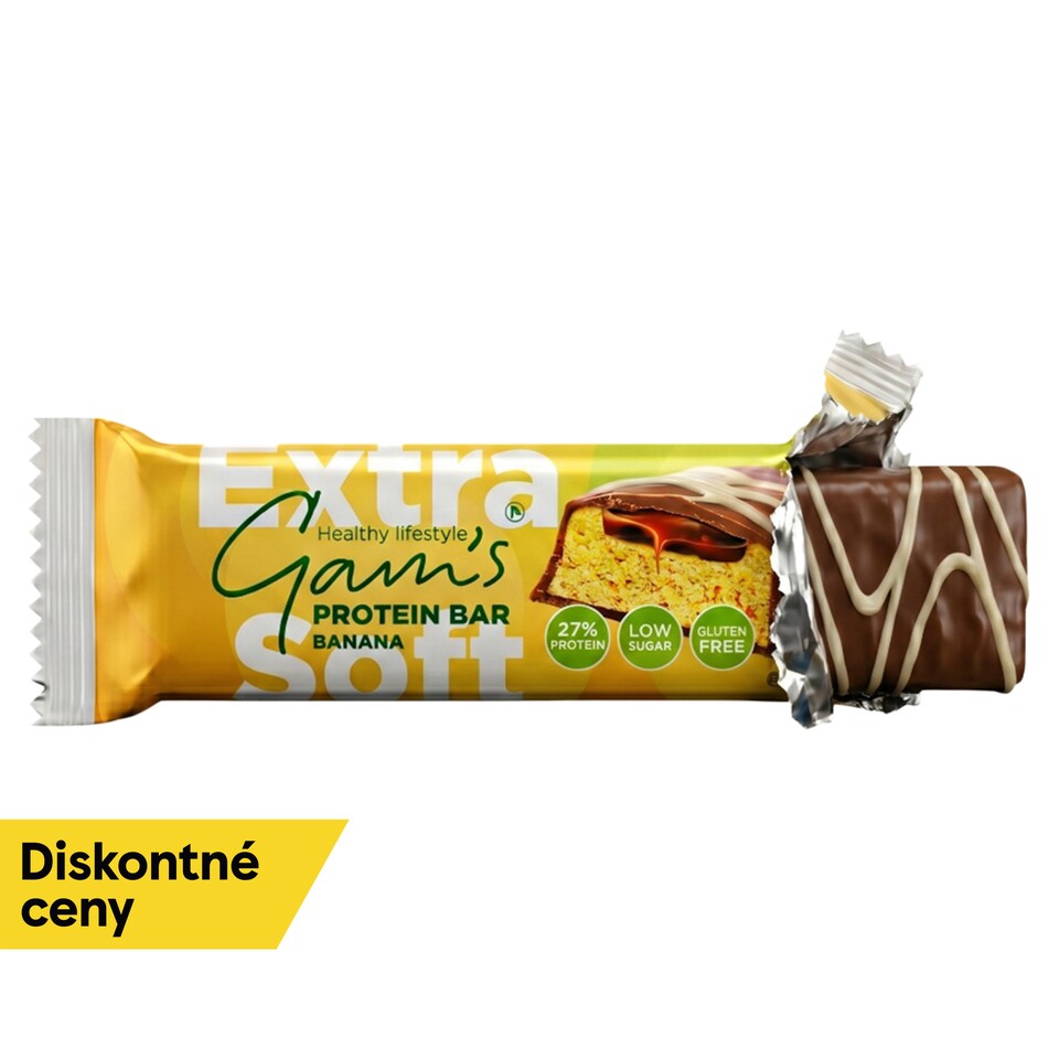obrázok 1 z Gam's Protein ExtraSoft Bar Banana 40 g