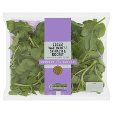 Tesco Watercress, Spinach & Rocket 80g