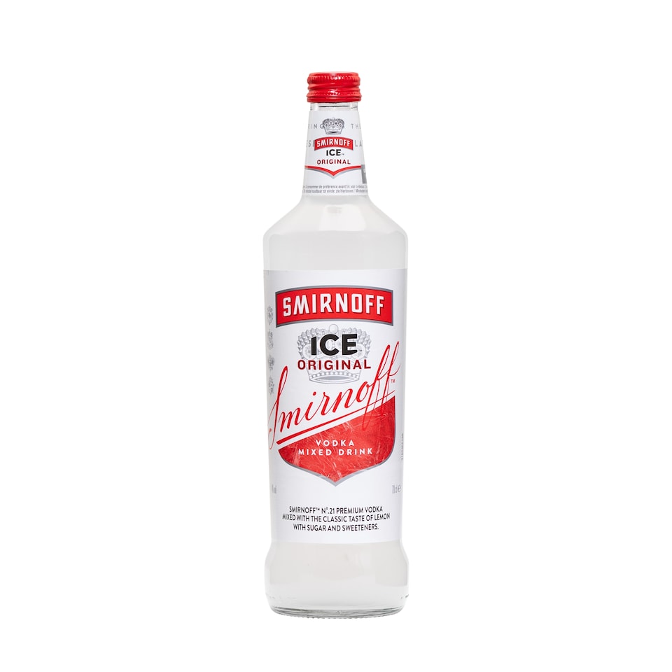 Smirnoff Ice Vodka Mixed Drink Bottle 4% Vol 70cl