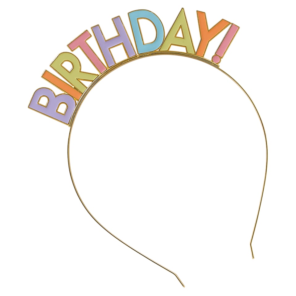 image 1 of Ginger Ray Ombre 'Birthday' Headband