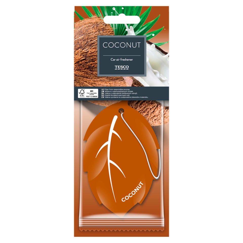 Tesco Carded Coconut Air Freshener