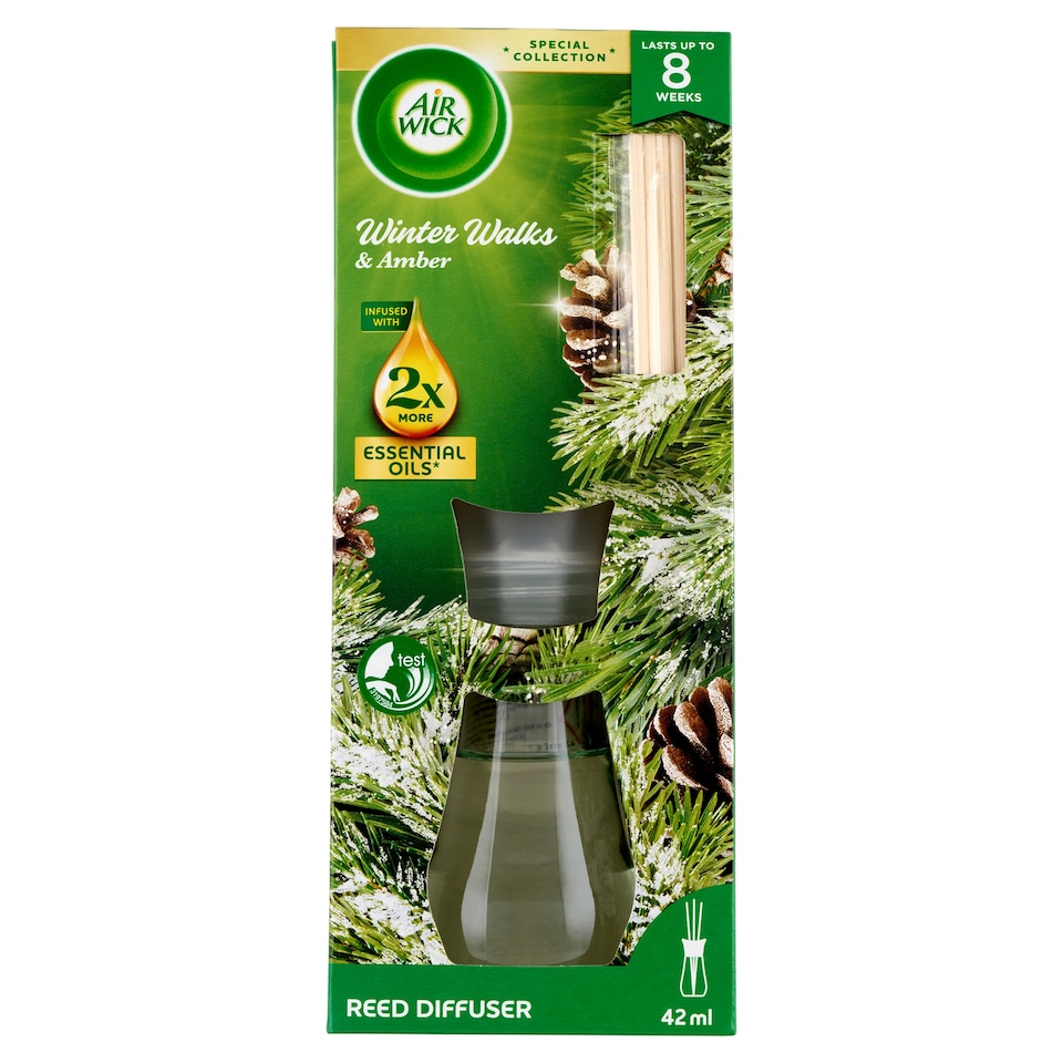 Air Wick Téli Erdő és Borostyán pálcikás légfrissítő 42 ml  1. kép