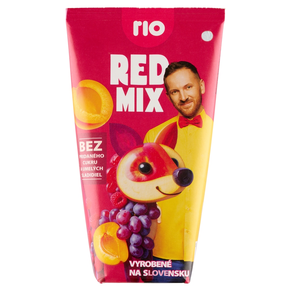 Obrázek 1 pro produkt Rio Red Mix vícedruhový ovocno-zeleninový nápoj 200ml