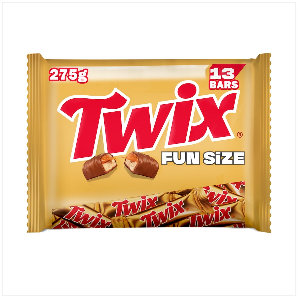 Twix Caramel & Chocolate Bars (13x Funsize Bars)
