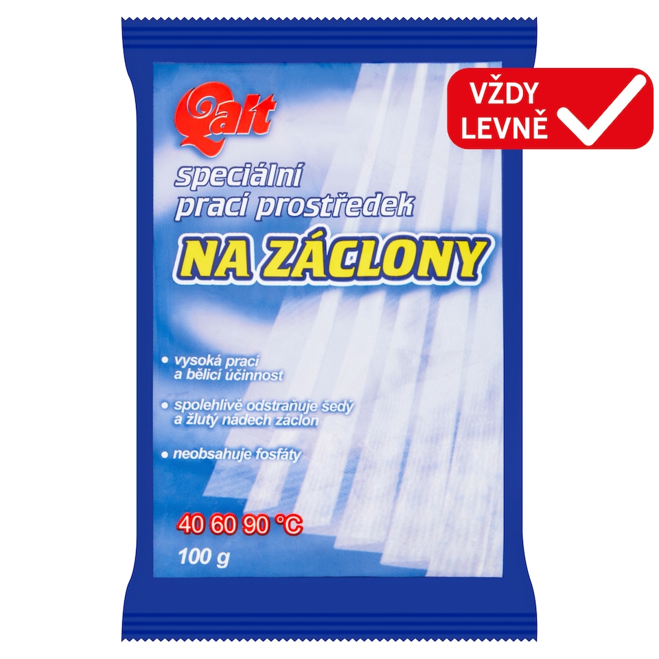 Obrázek 1 pro produkt Qalt Speciální prací prostředek na záclony 100g