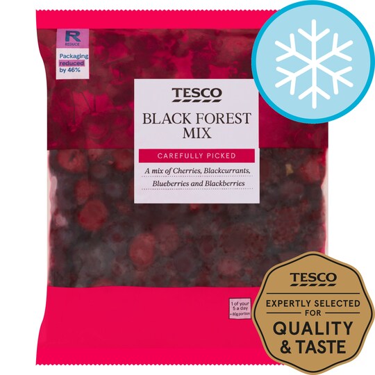 Tesco Black Forest Fruits Mix 500G Tesco Groceries