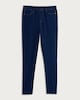 image 5 of F&F Skinny Fit High Waisted Jeggings in Navy