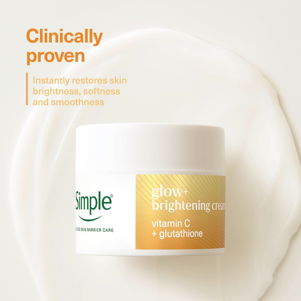 image 1 of Simple Glow+ Brightening Gel Face Cream Moisturiser 50ml