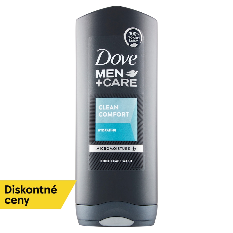 obrázok 1 z Dove Men+Care Clean Comfort sprchovací gél na telo a tvár 400 ml
