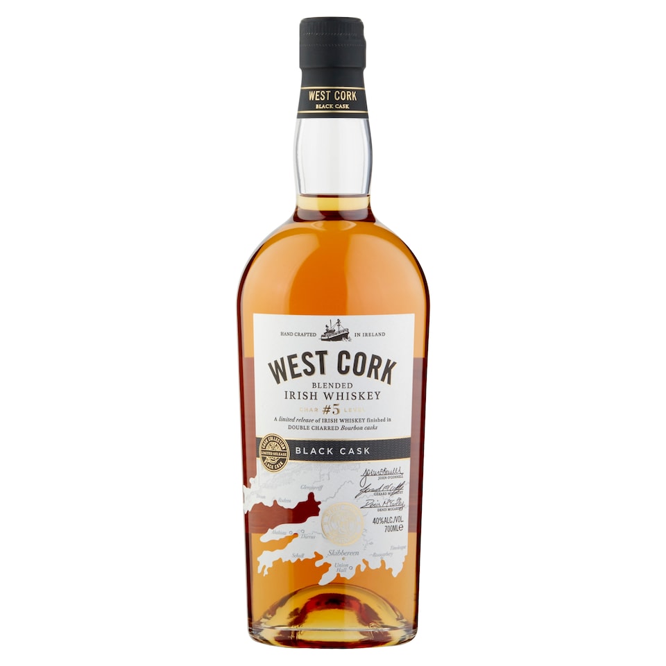 West Cork Black Cask Irish Whiskey 700Ml