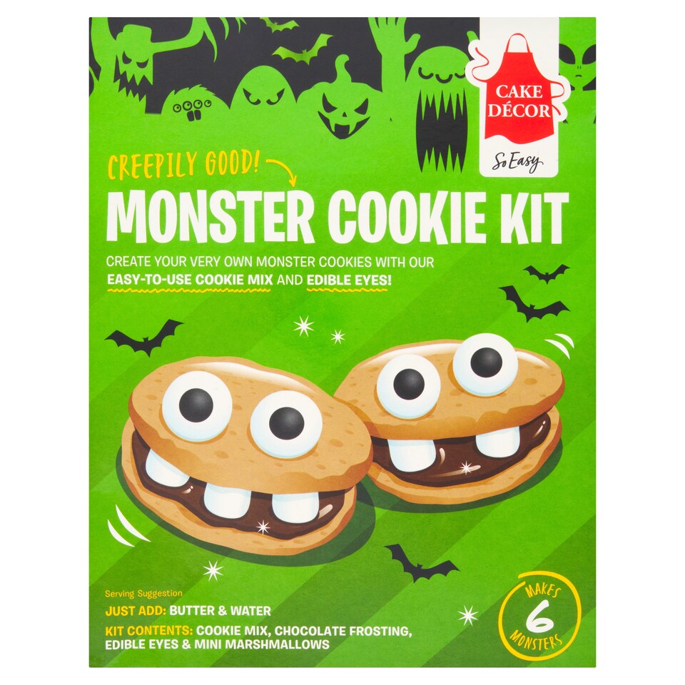 Cake Decor Monster Cookie Kit 308g