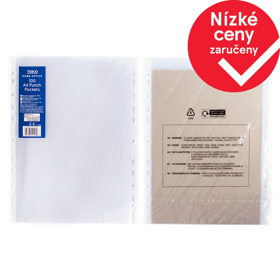 Tesco Home Office Euroobal A4 100 ks