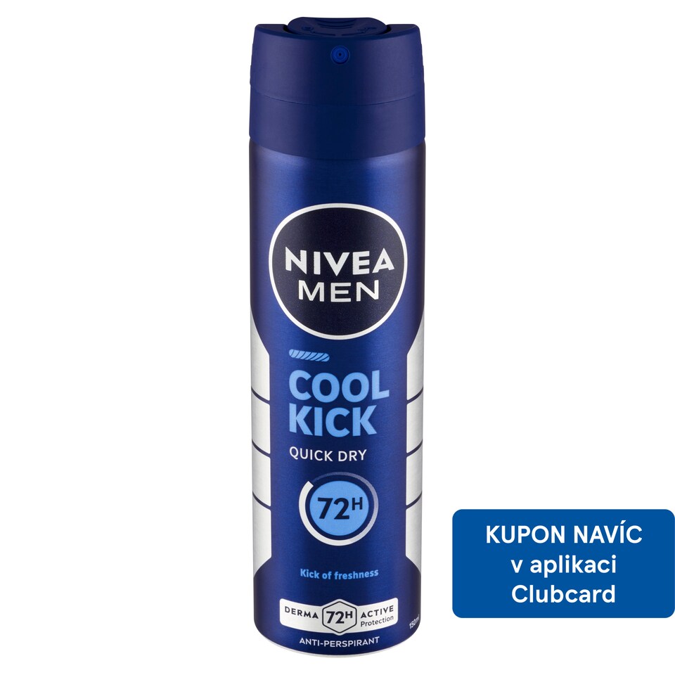 image 1 of Nivea Men Cool Kick Antiperspirant Spray 150ml