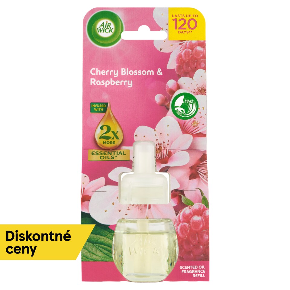 image 1 of Air Wick Scented Oil Fragrance Refill Cherry Blossom & Raspberry 19 ml
